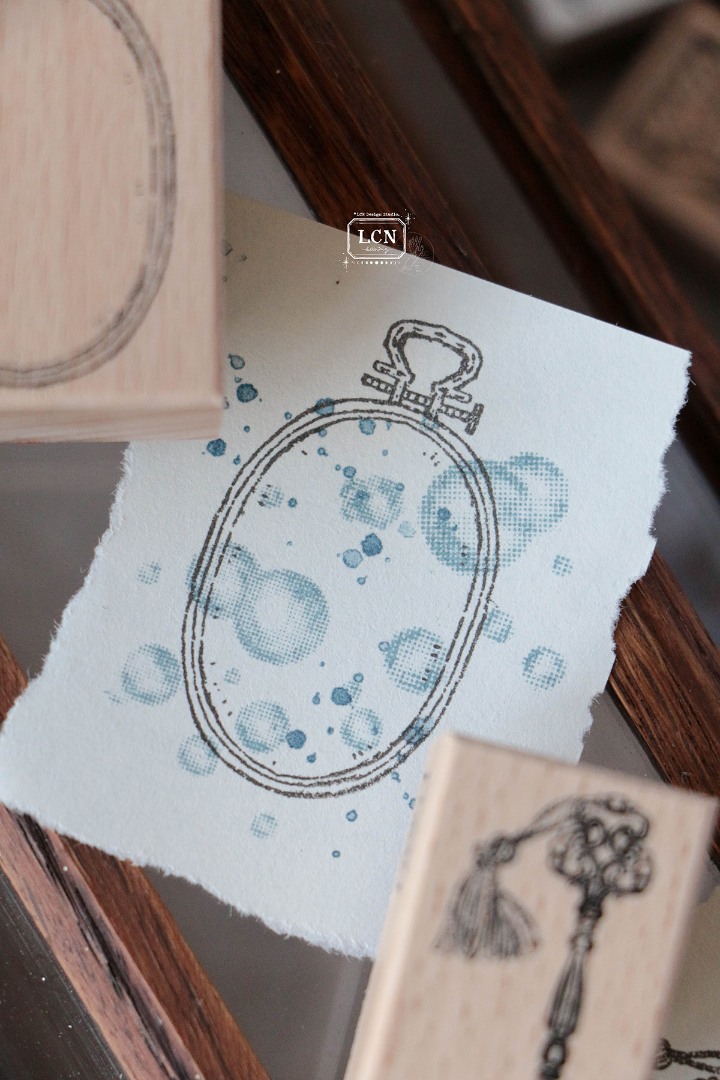 LCN Rubber Stamp  - Embroidery Hoop