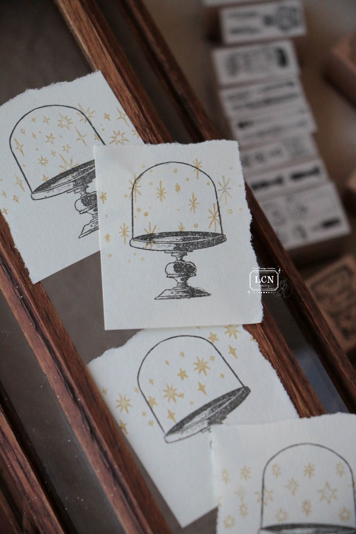 LCN Rubber Stamp Set - Hand Drawn Stars S