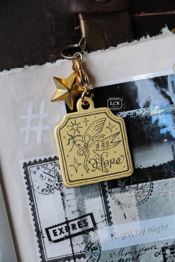 LCN Brass Charm - Hope