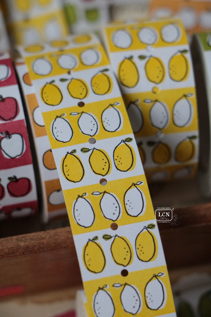 LCN Label Sticker Roll - Lemon