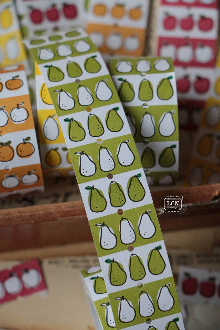 LCN Label Sticker Roll - Pear
