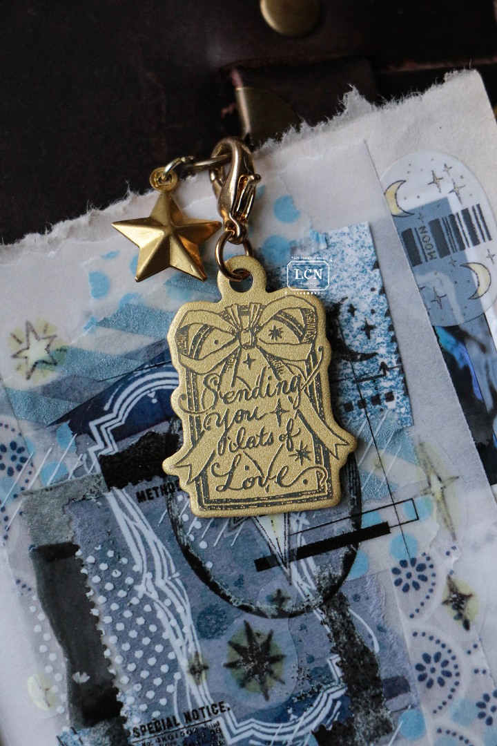 LCN Brass Charm - Love