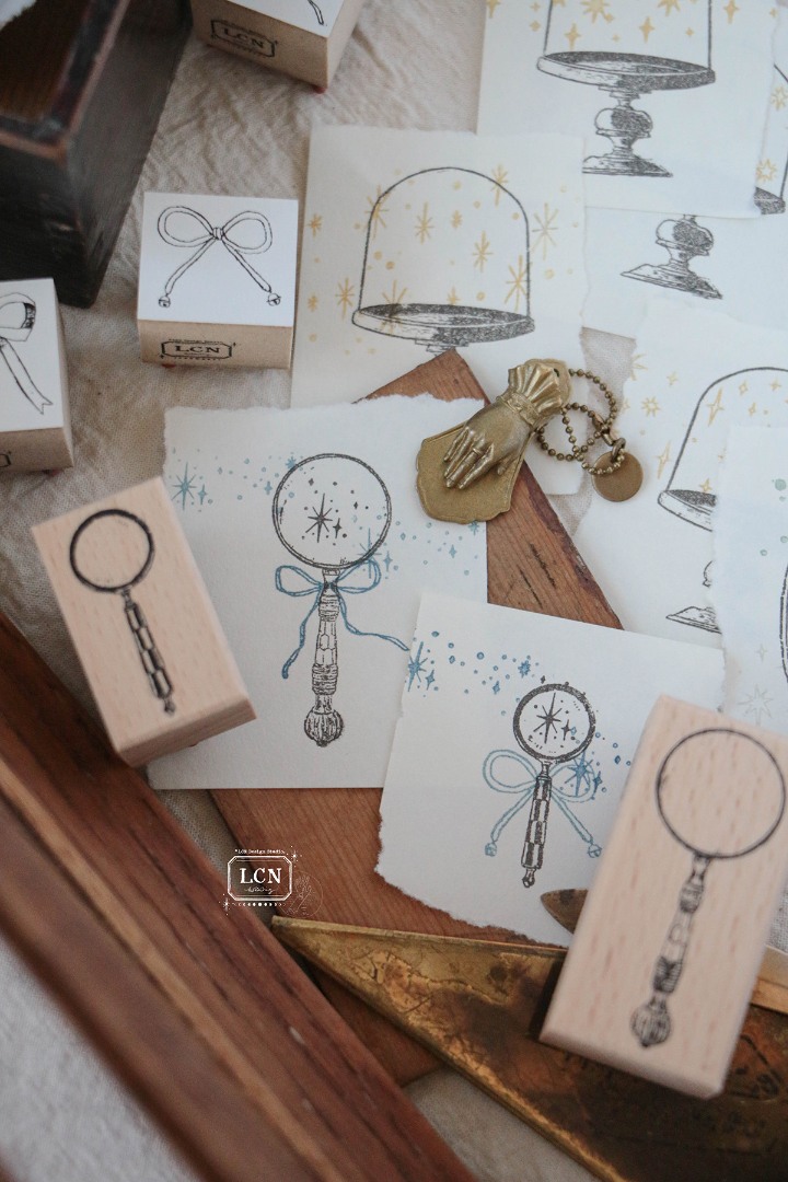 LCN Rubber Stamp  - Magnifying Glass S
