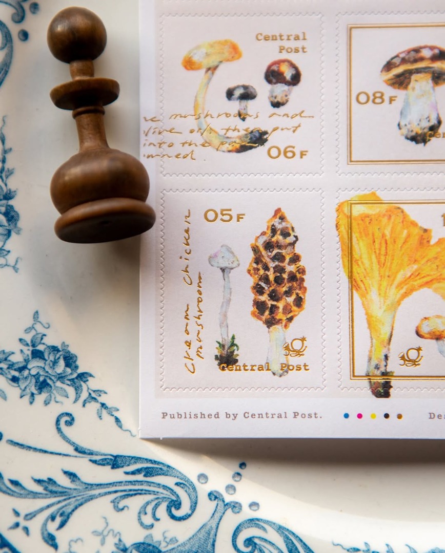 OURS Stamp Sticker Set - Mushroom Recipe