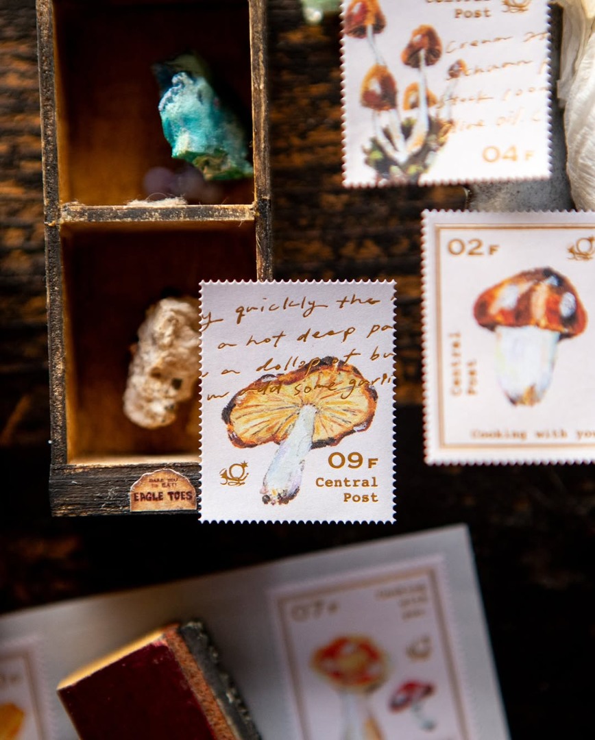 OURS Stamp Sticker Set - Mushroom Recipe