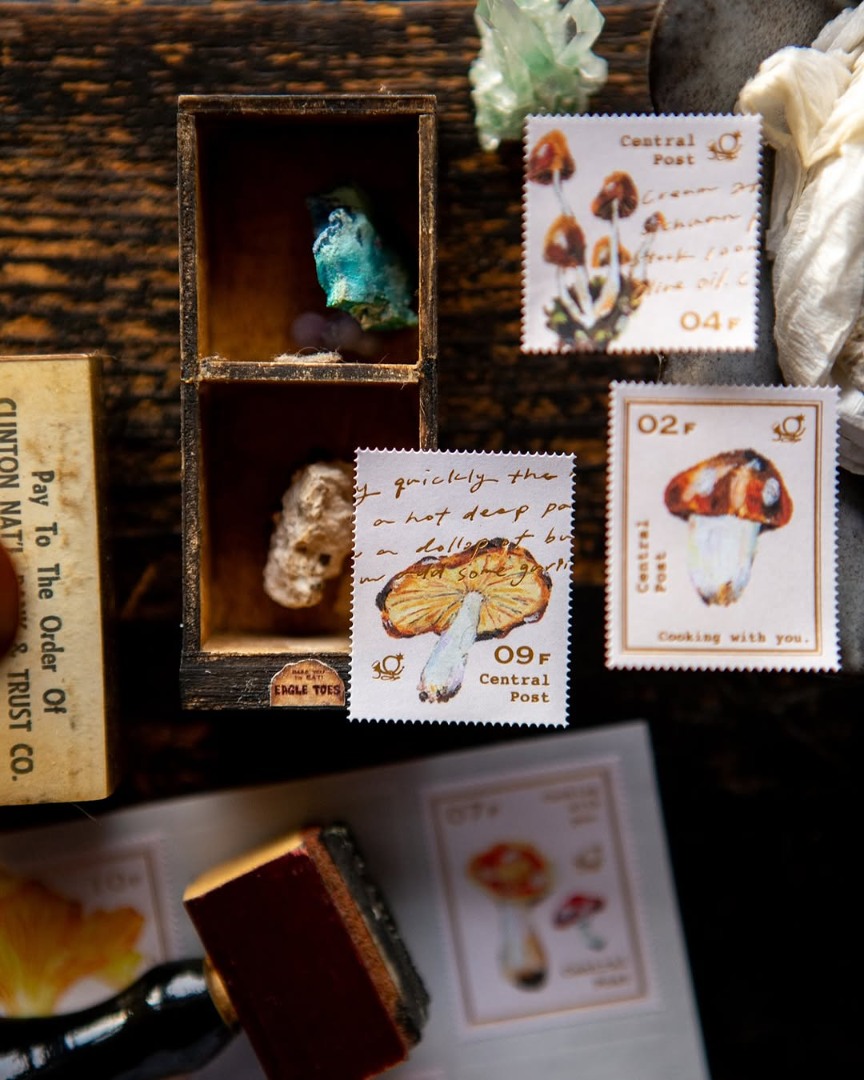 OURS Stamp Sticker Set - Mushroom Recipe