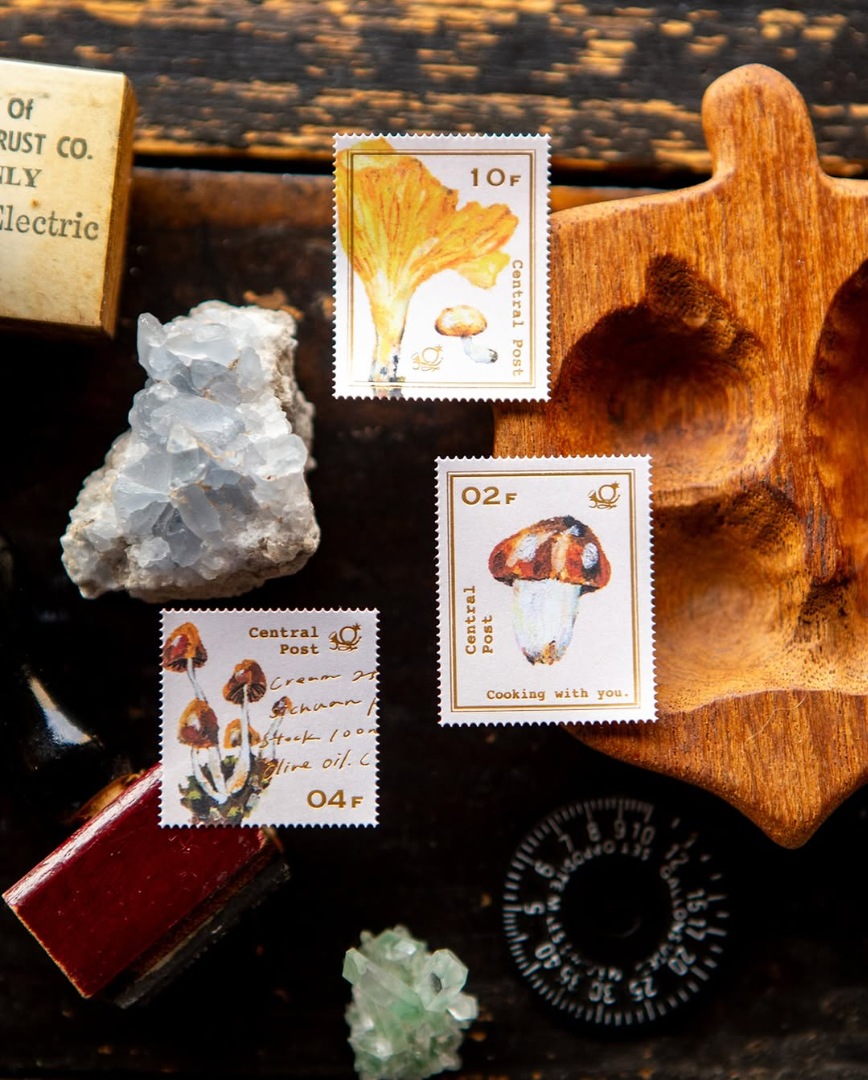 OURS Stamp Sticker Set - Mushroom Recipe