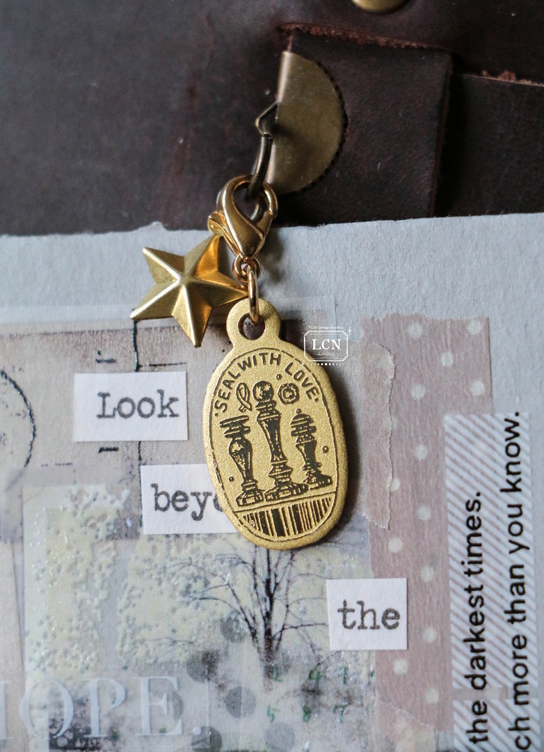 LCN Brass Charm - Seal With Love