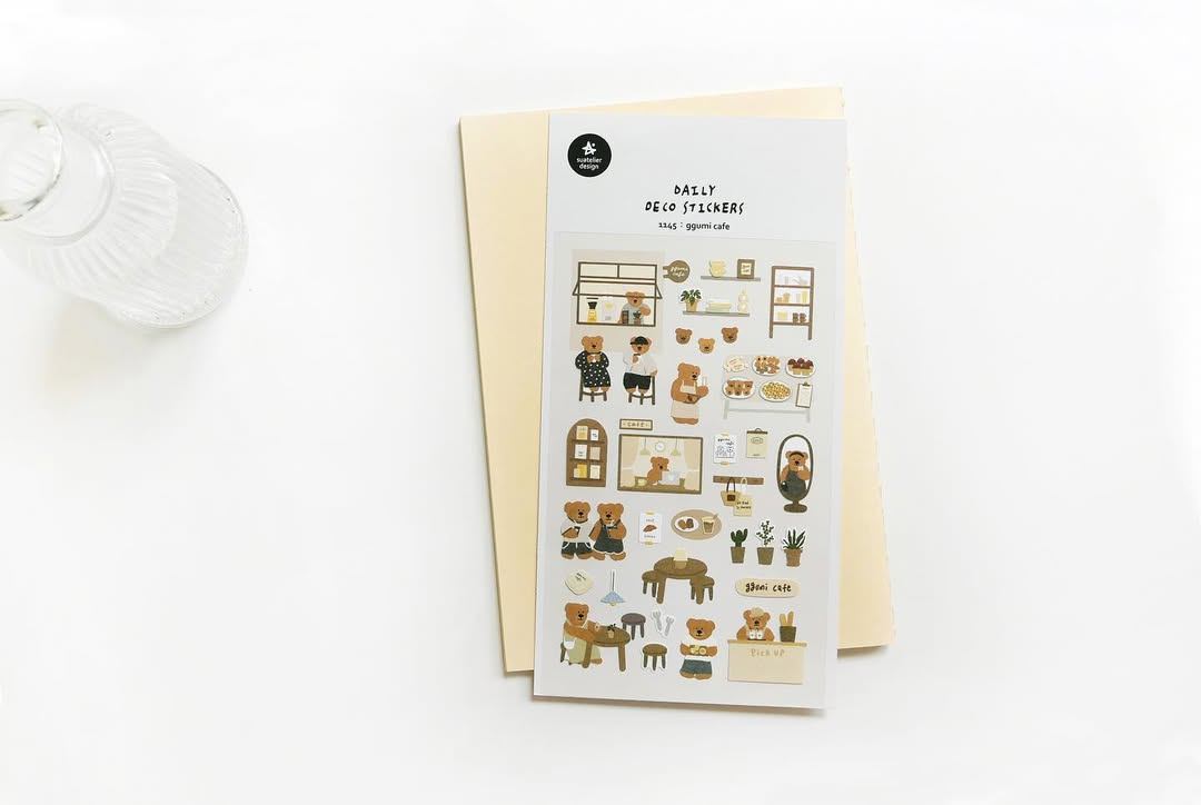 Suatelier Stickers 1145 - Ggumi Cafe