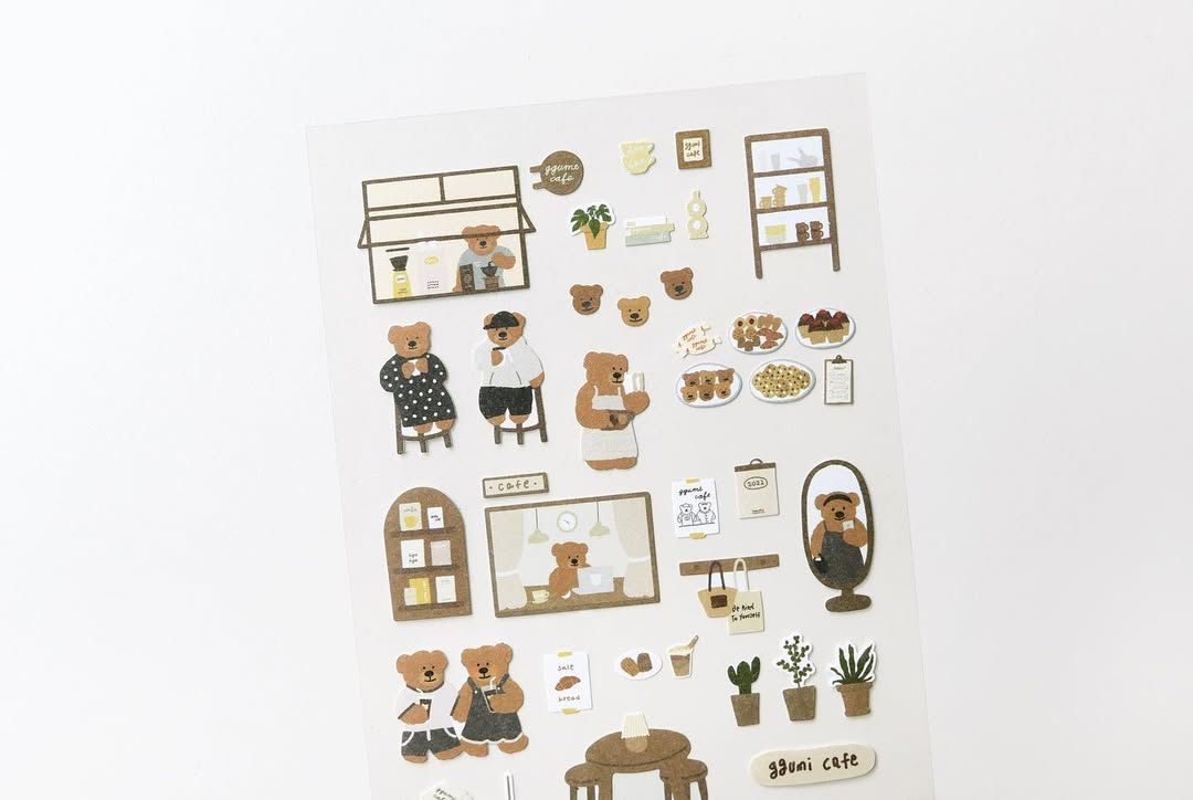 Suatelier Stickers 1145 - Ggumi Cafe