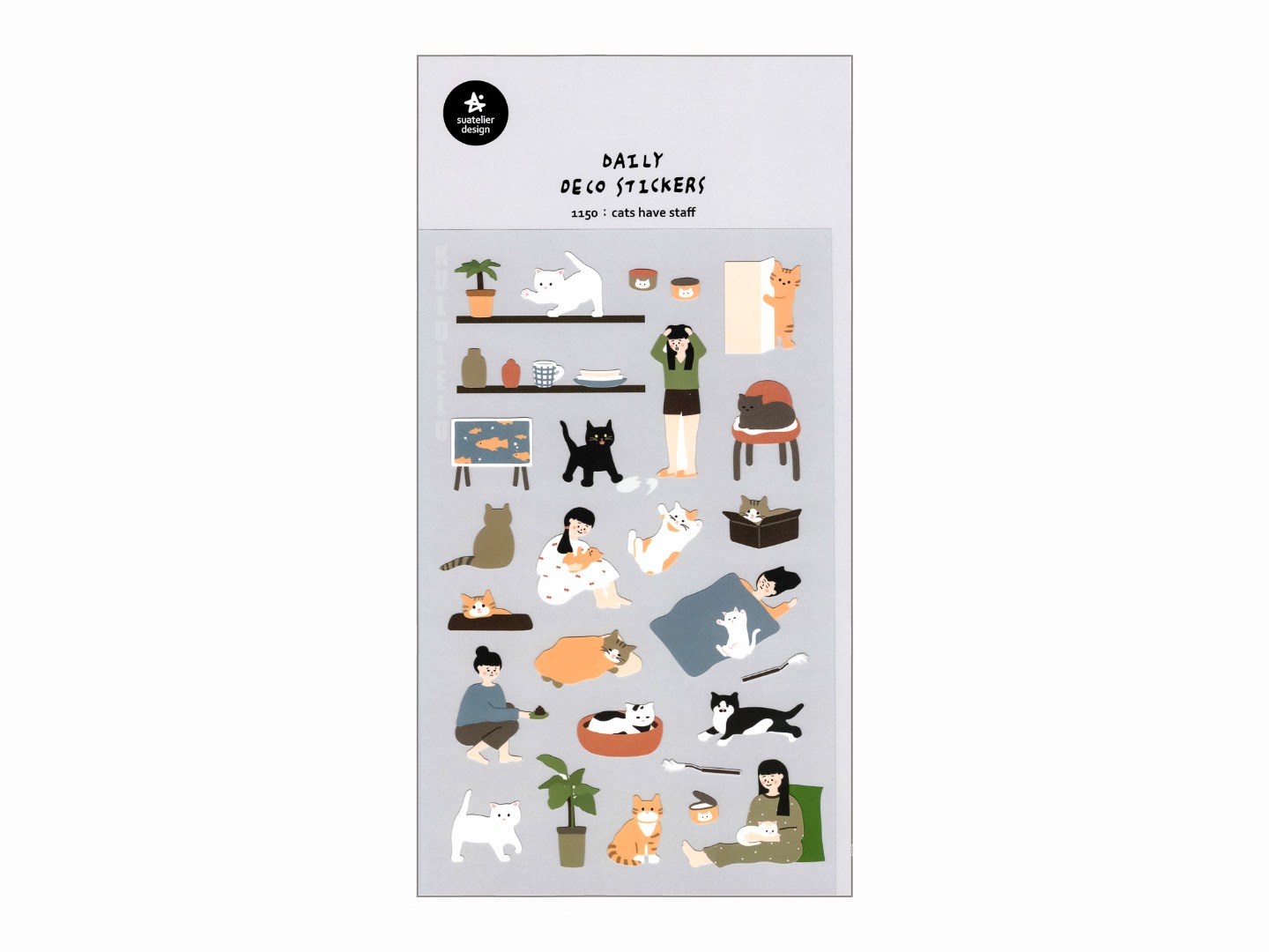 Suatelier Stickers 1150 - Cats Have Staff