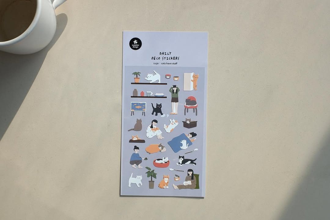 Suatelier Stickers 1150 - Cats Have Staff