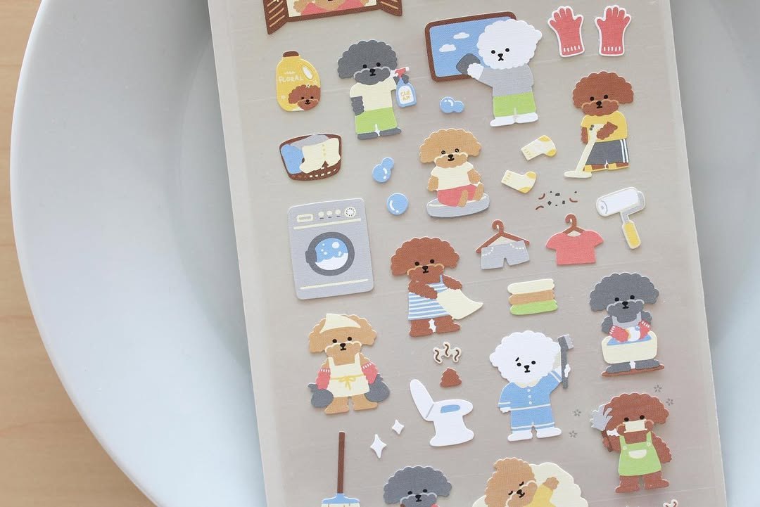 Suatelier Stickers 1159 - Cleaning Day