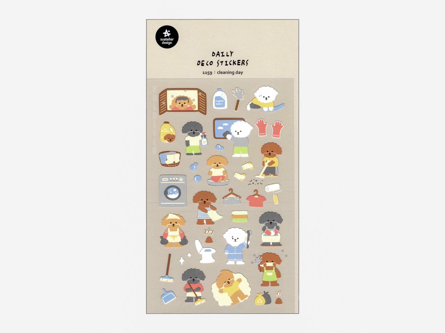 Suatelier Stickers 1159 - Cleaning Day