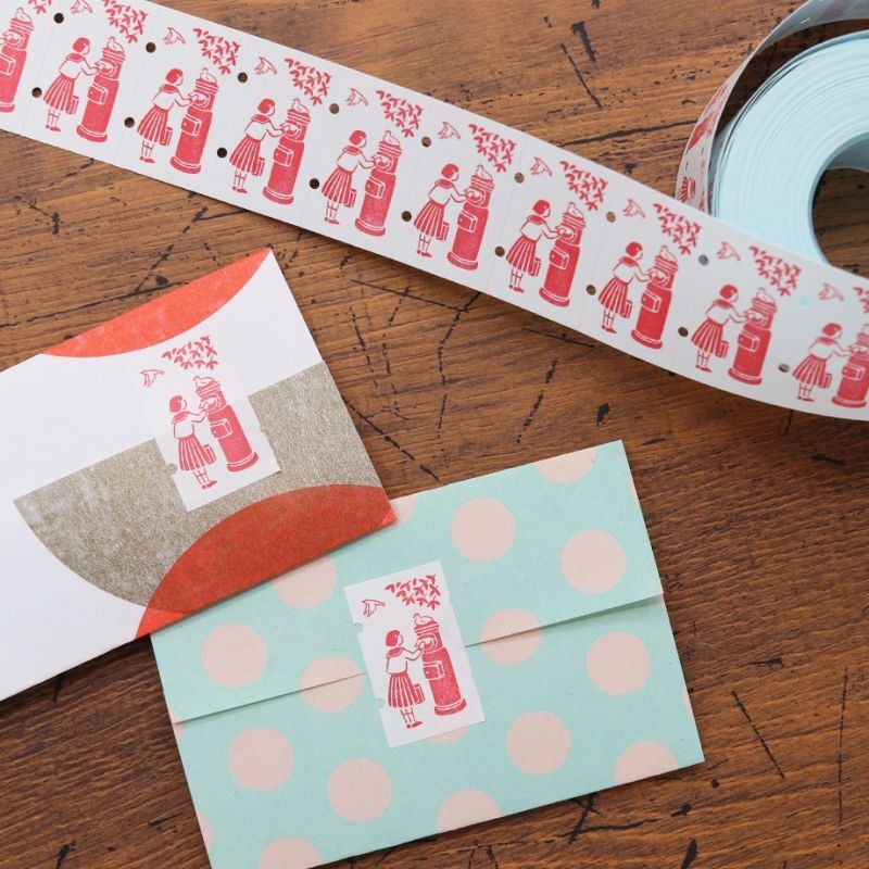 36 SUBLO x Rakui Hana Label Roll Stickers - Mailbox