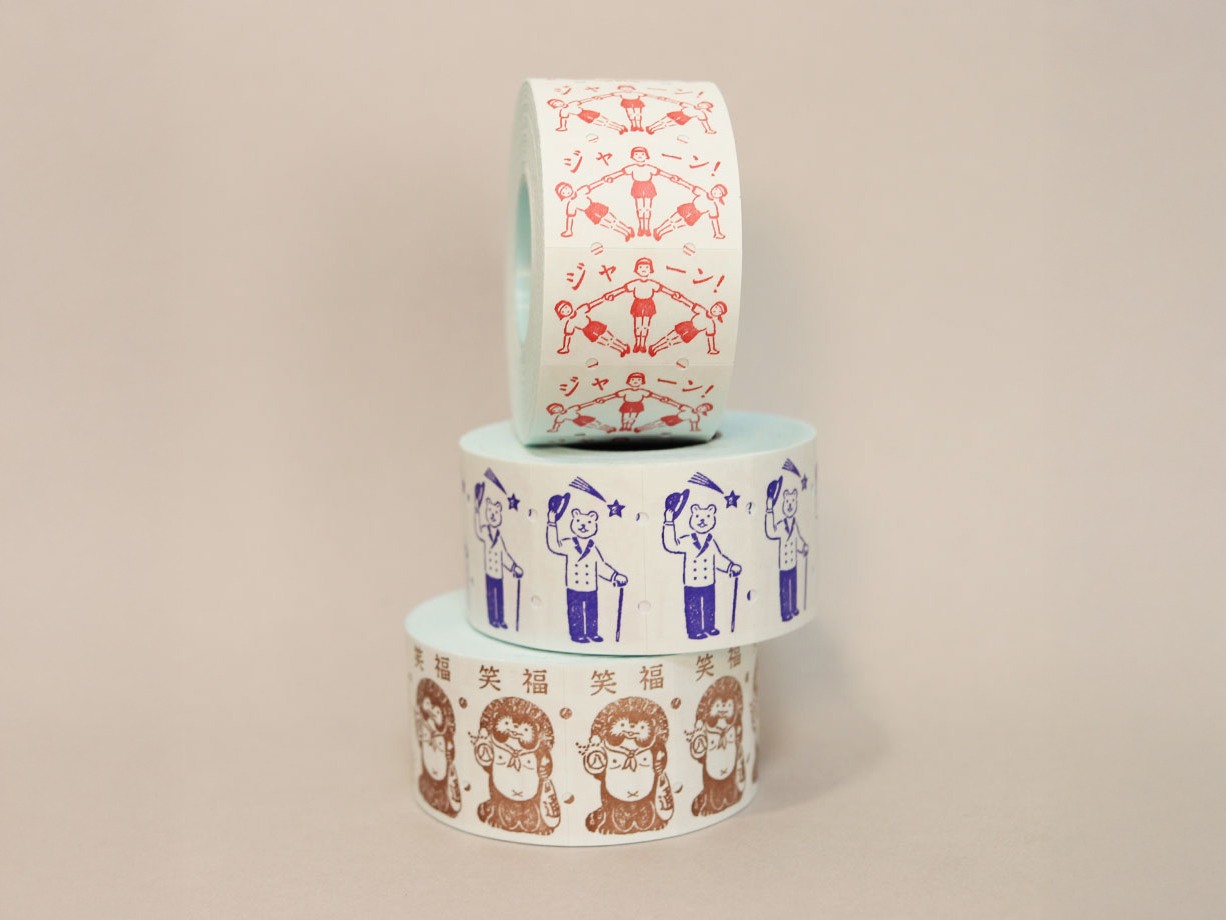 36 SUBLO x Rakui Hana Label Roll Stickers - Bear Gentleman