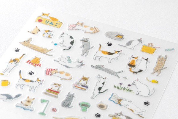 Midori Planner Stickers - Cat Pattern 3