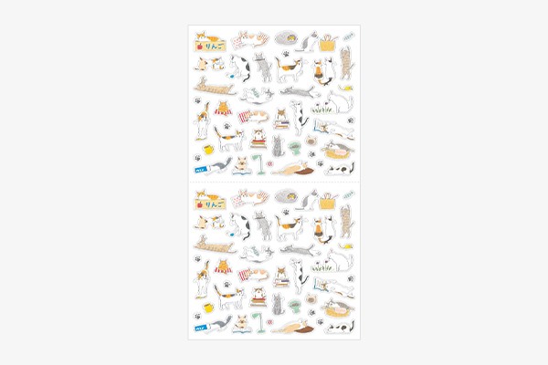Midori Planner Stickers - Cat Pattern 3