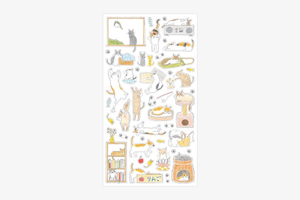 Midori Planner Stickers - Cat Pattern 2