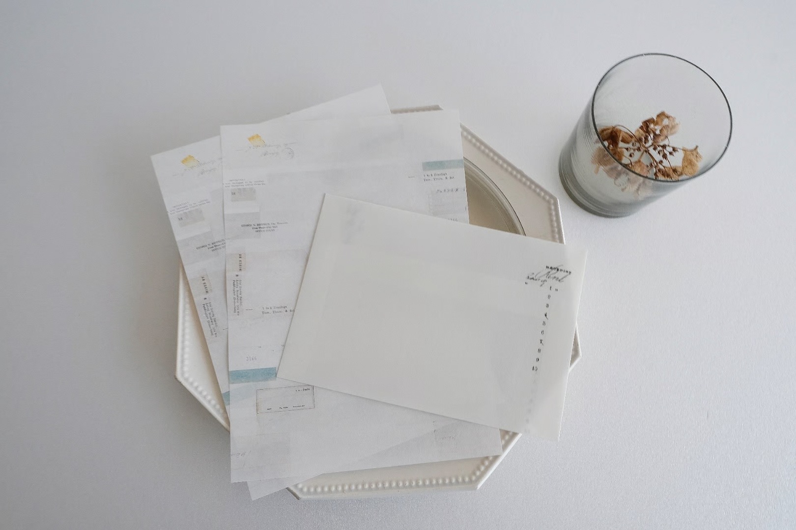 Yohaku Letter Set M176 - Monologue