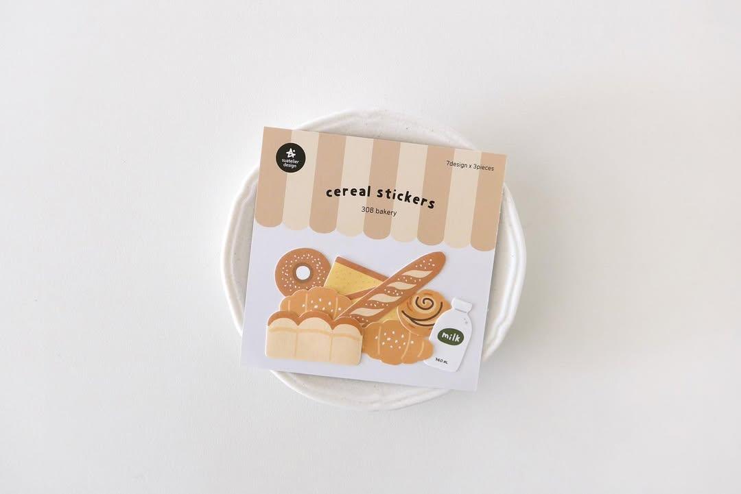 Suatelier Flake Stickers No.308 - Bakery