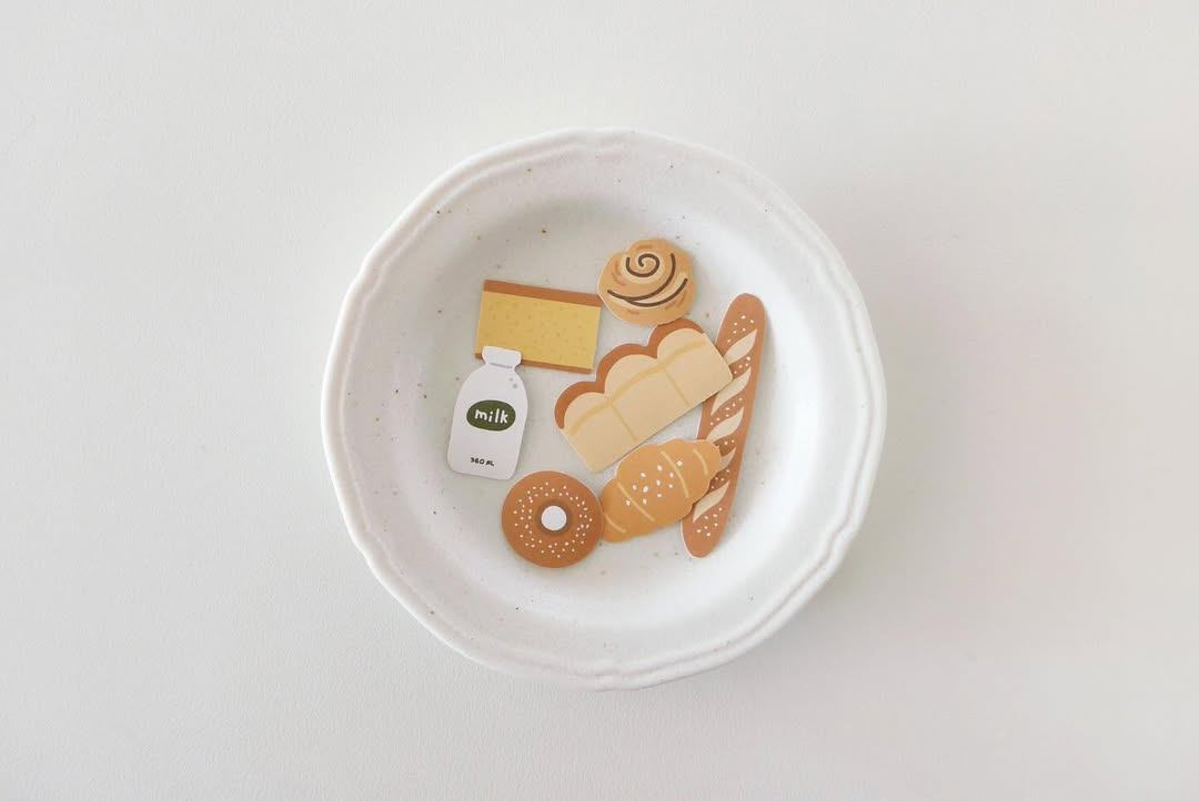 Suatelier Flake Stickers No.308 - Bakery