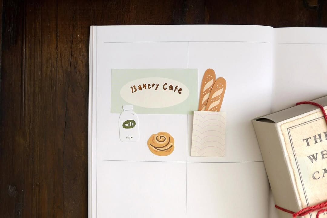 Suatelier Flake Stickers No.308 - Bakery