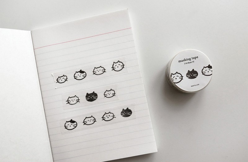 Suatelier Washi Tape 714 - Cats