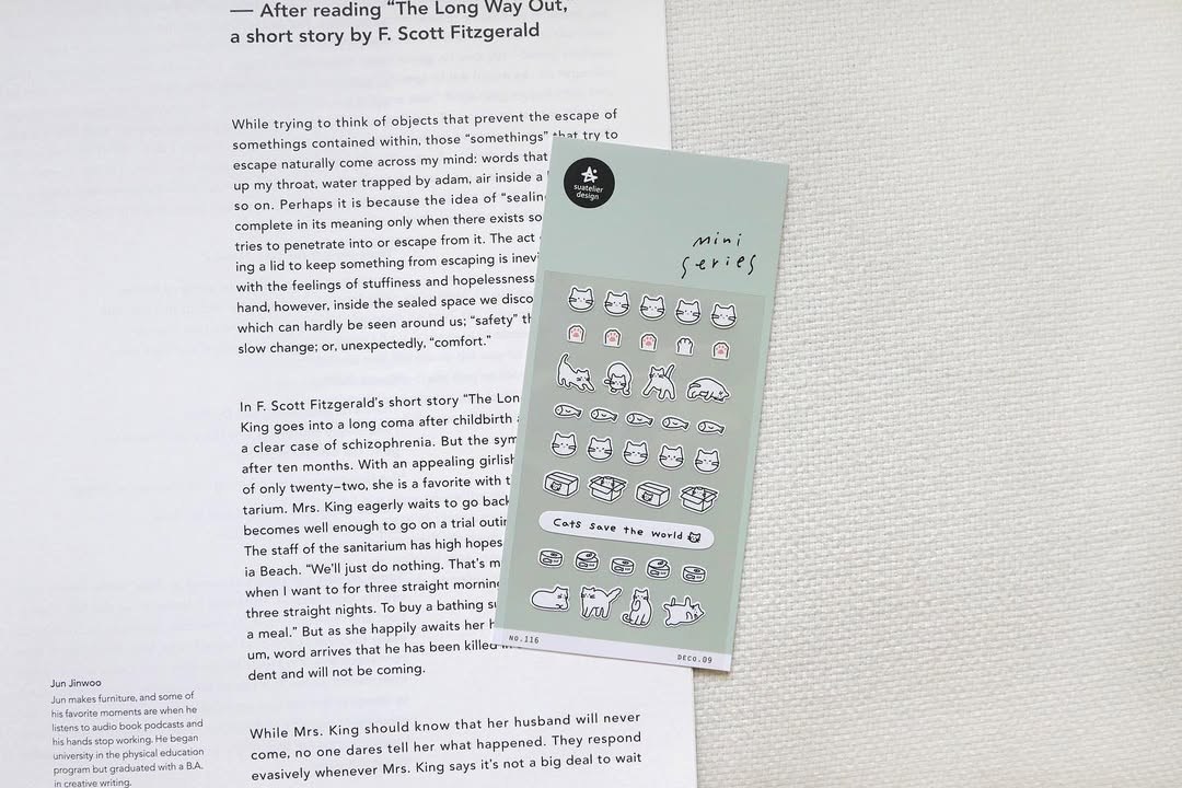 Suatelier Mini Series Planner Stickers - Deco.09