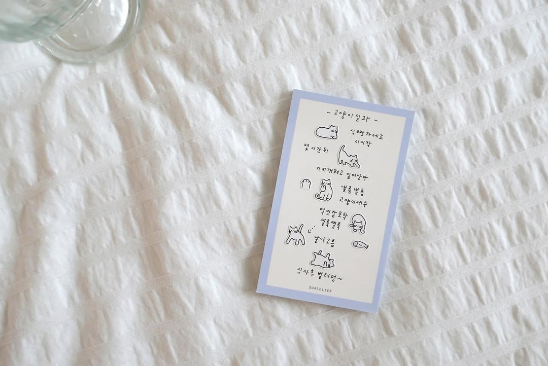 Suatelier Mini Series Planner Stickers - Deco.09