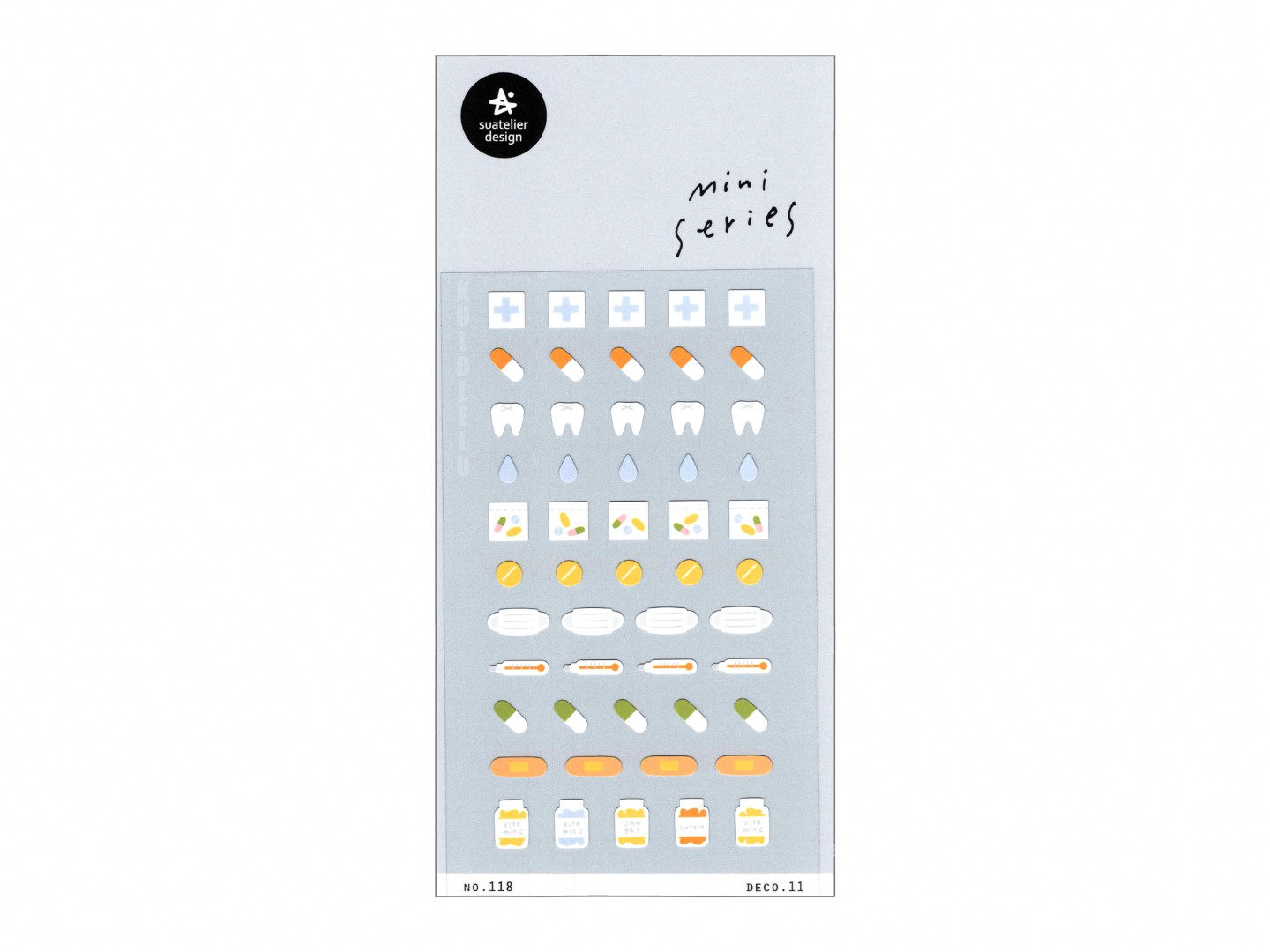 Suatelier Mini Series Planner Stickers - Deco 11