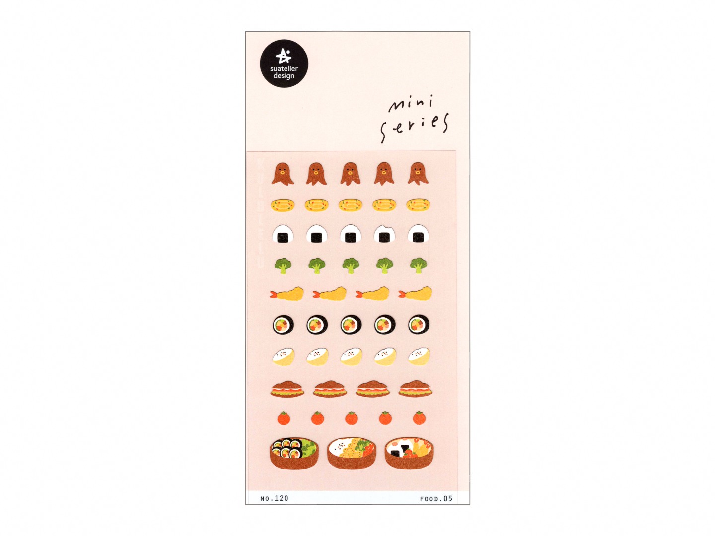 Suatelier Mini Series Planner Stickers - Food 05