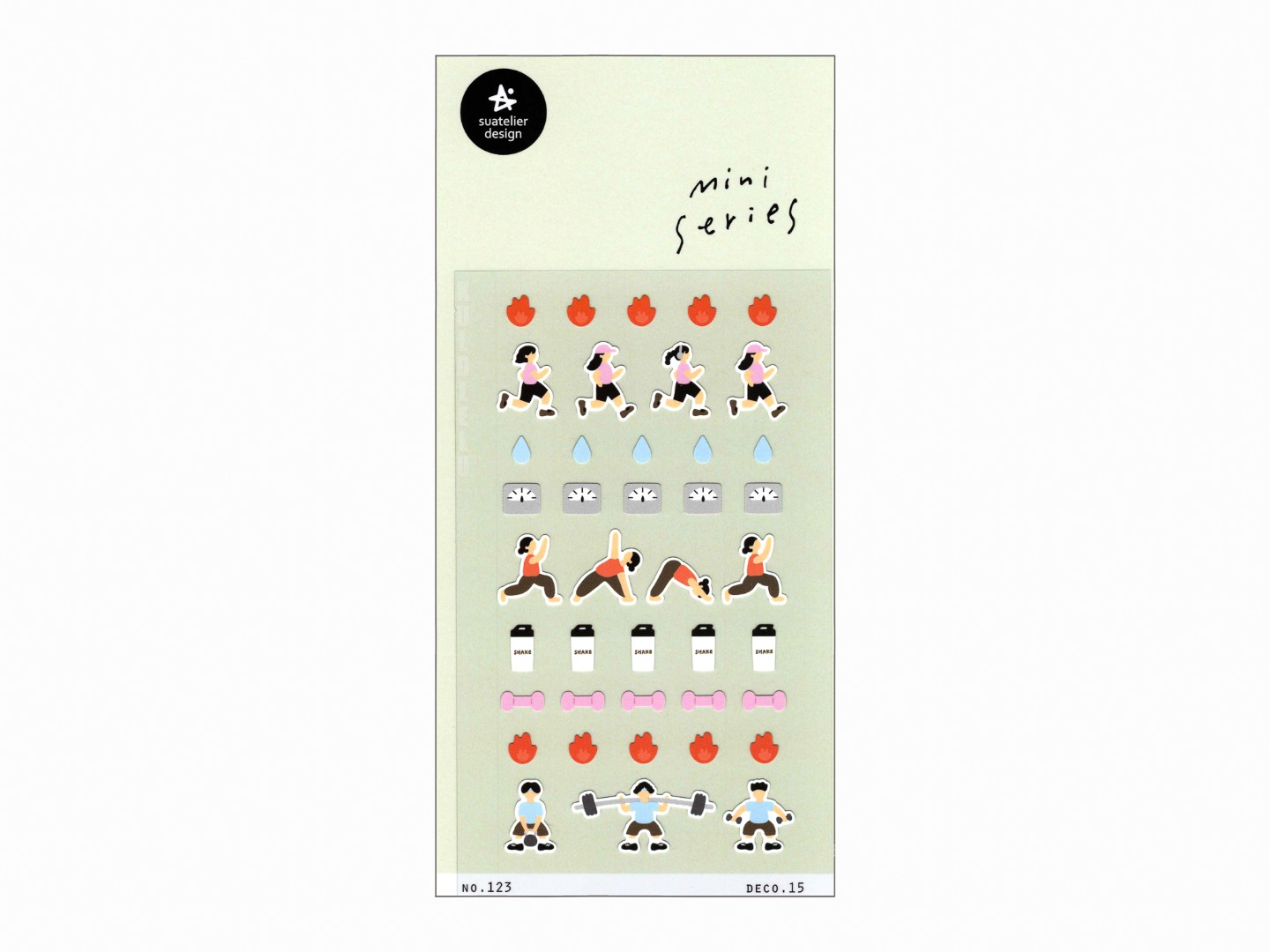 Suatelier Mini Series Planner Stickers - Deco.15
