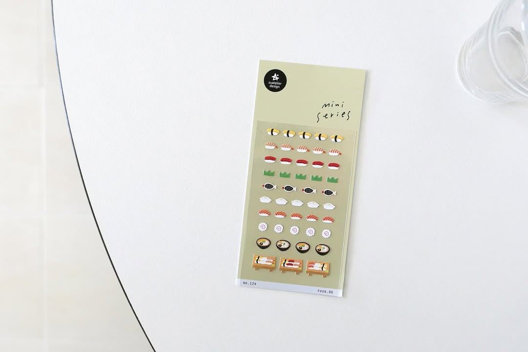 Suatelier Mini Series Planner Stickers - Food 06
