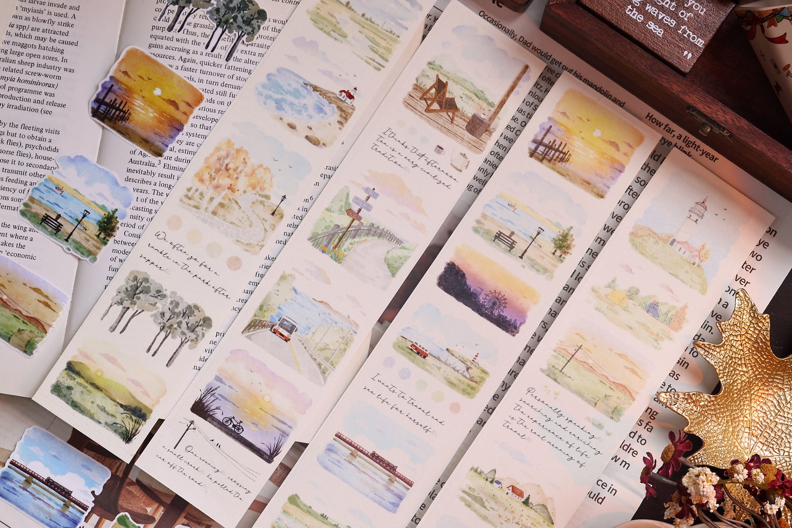 Pre-Order Xiaobaijia Kiss-Cut Tape - Scenic Views