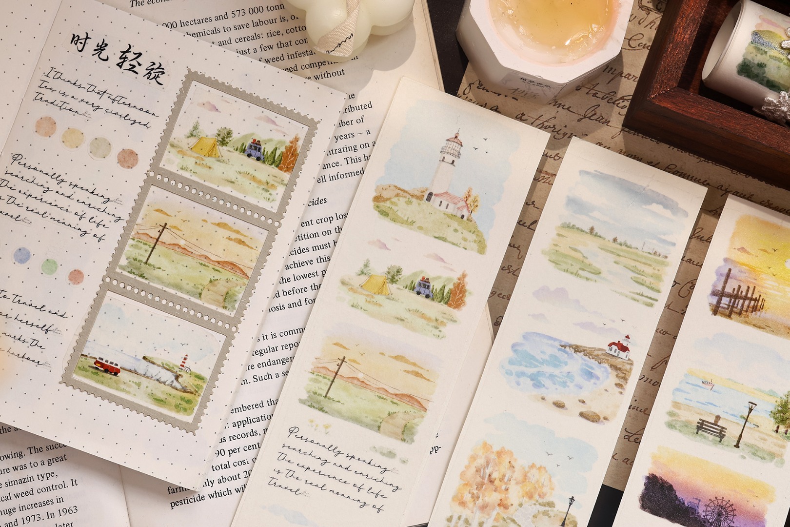 Pre-Order Xiaobaijia Kiss-Cut Tape - Scenic Views