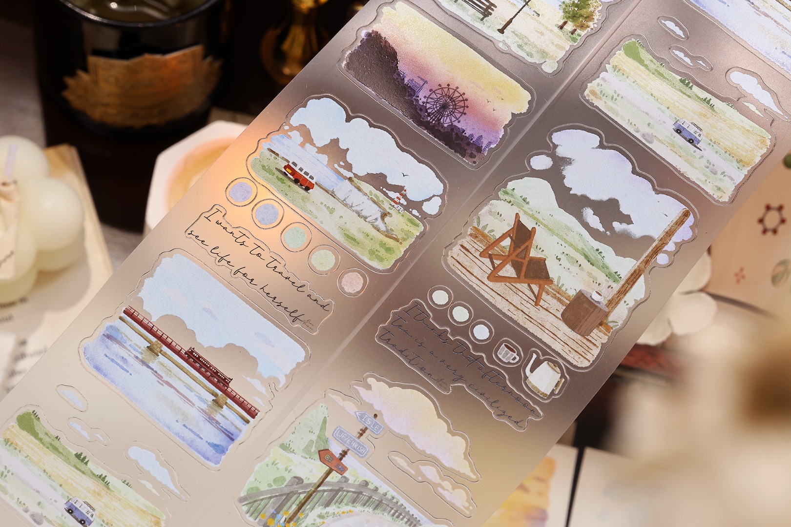 Pre-Order Xiaobaijia Kiss-Cut Tape - Scenic Views