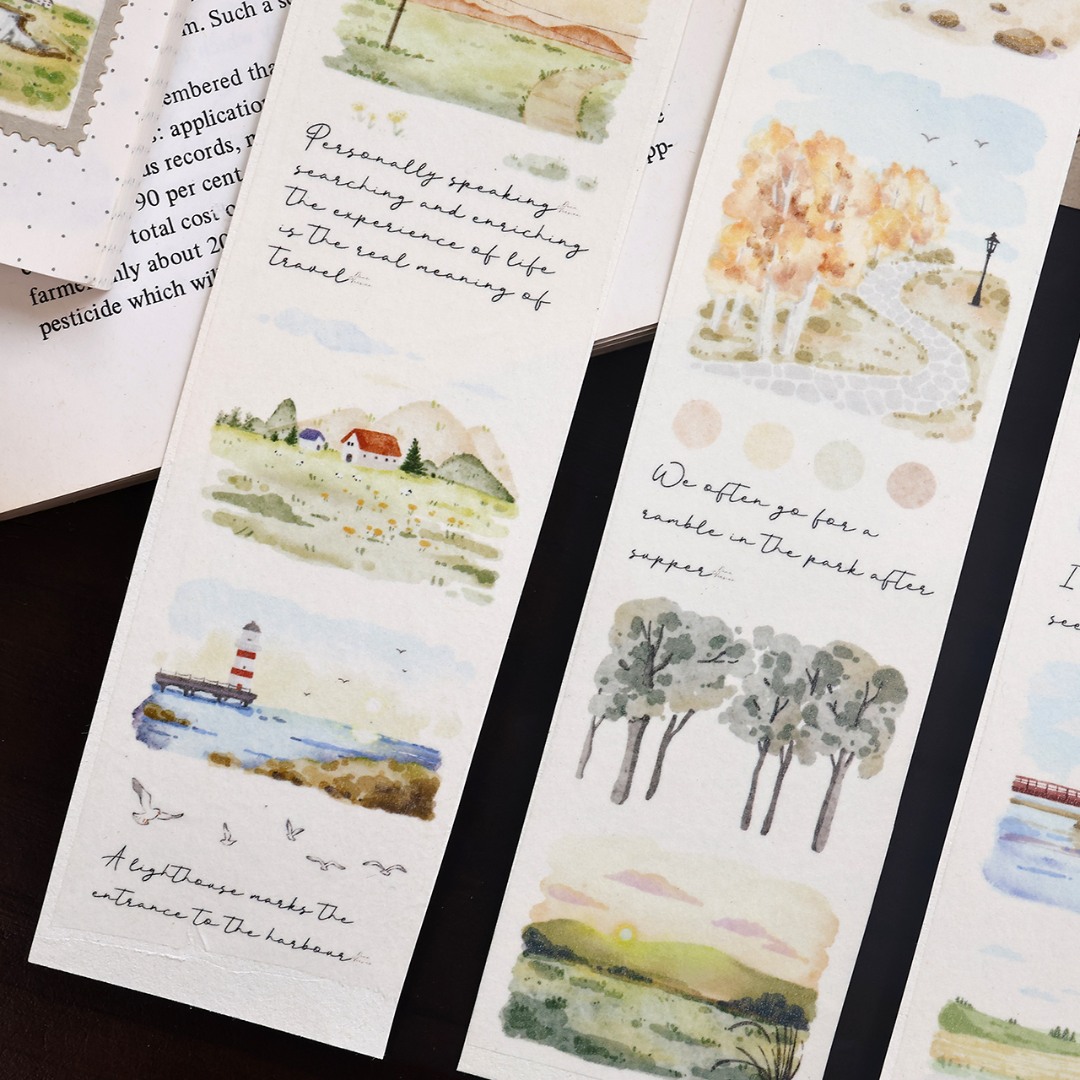 Pre-Order Xiaobaijia Kiss-Cut Tape - Scenic Views