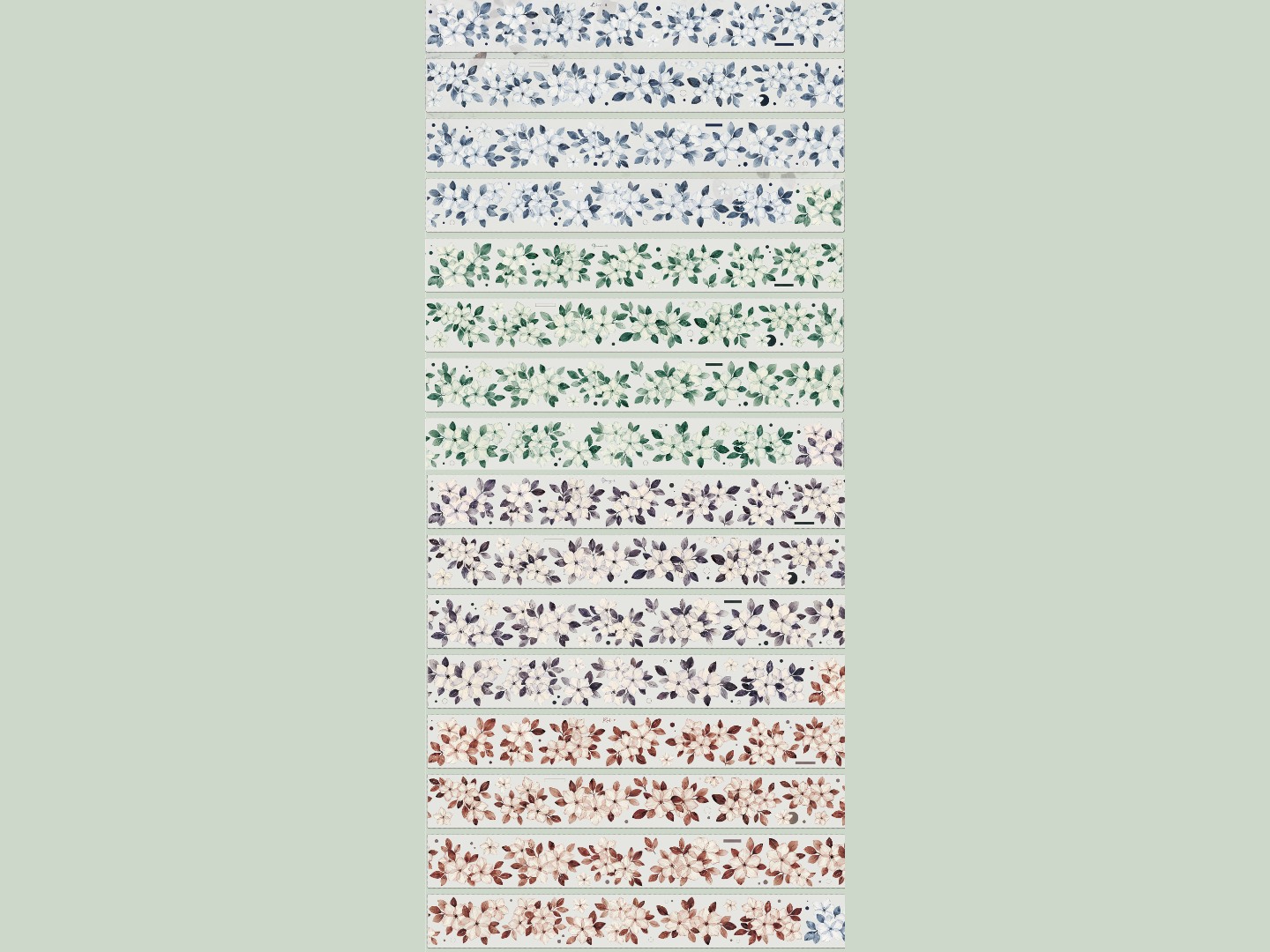 Xiaobaijia Tape  - Floral Seasons