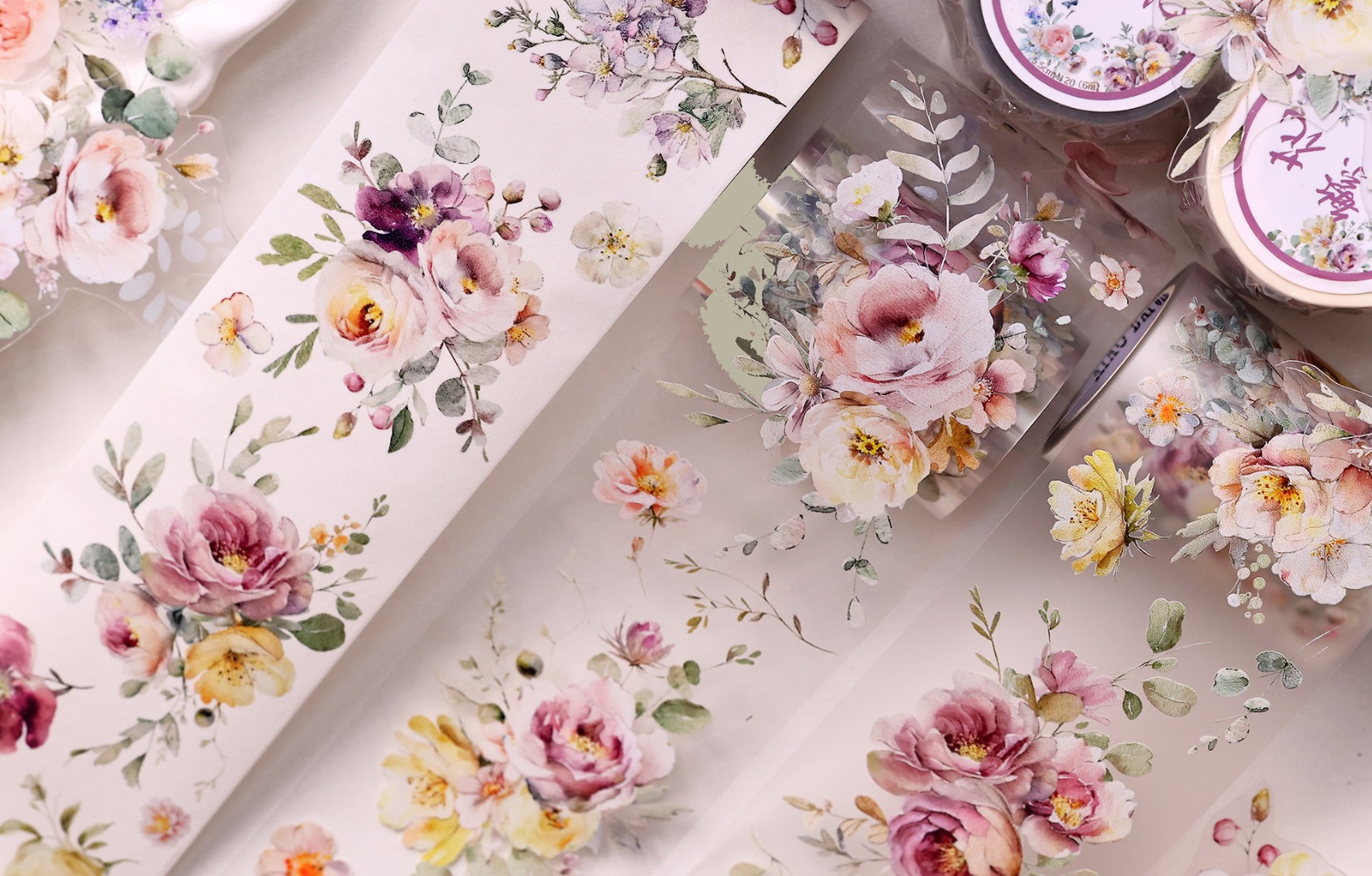 Xiaobaijia Tape - Abundant Flowers