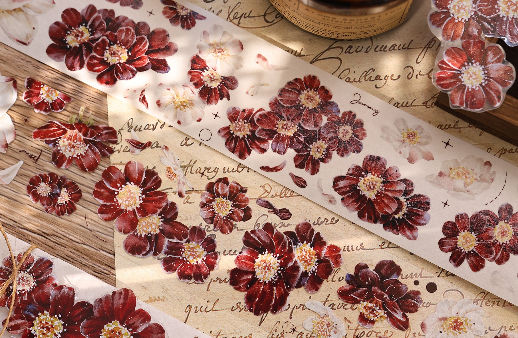 Xiaobaijia Tape - Crimson Bloom