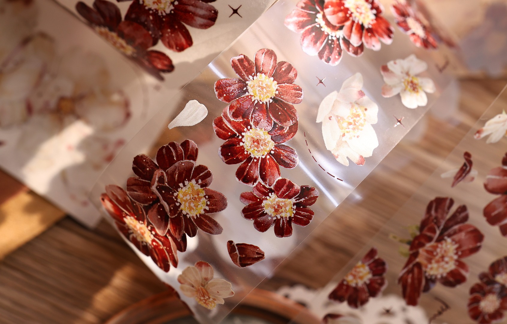 Xiaobaijia Tape - Crimson Bloom