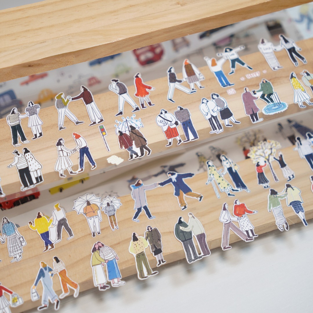 Wanle Studio Die-Cut Washi Tape - The Two Of Us