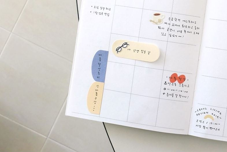 Suatelier Sticky Memo Daily Plan - No.1964