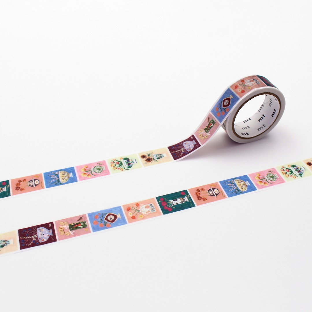 MT x Polly Fern Washi Tape - Flower