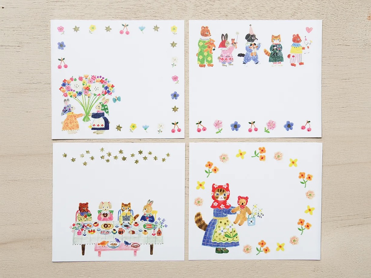 Cozyca x Aiko Fukawa Memo Pad - Little Fluffy Friends