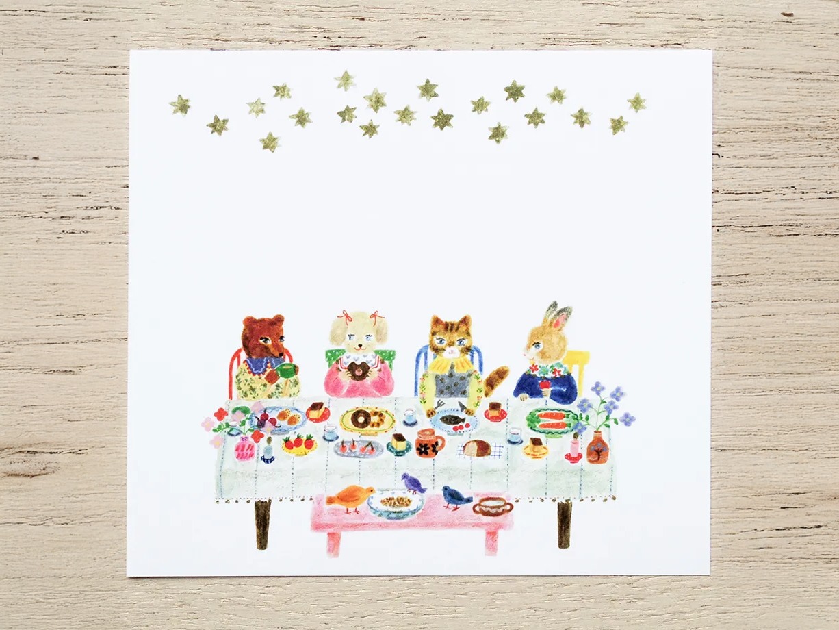 Cozyca x Aiko Fukawa Memo Pad - Little Fluffy Friends