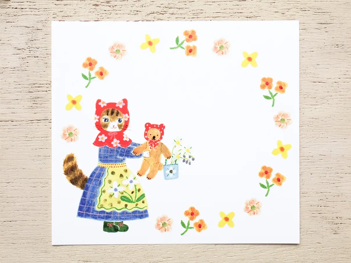 Cozyca x Aiko Fukawa Memo Pad - Little Fluffy Friends