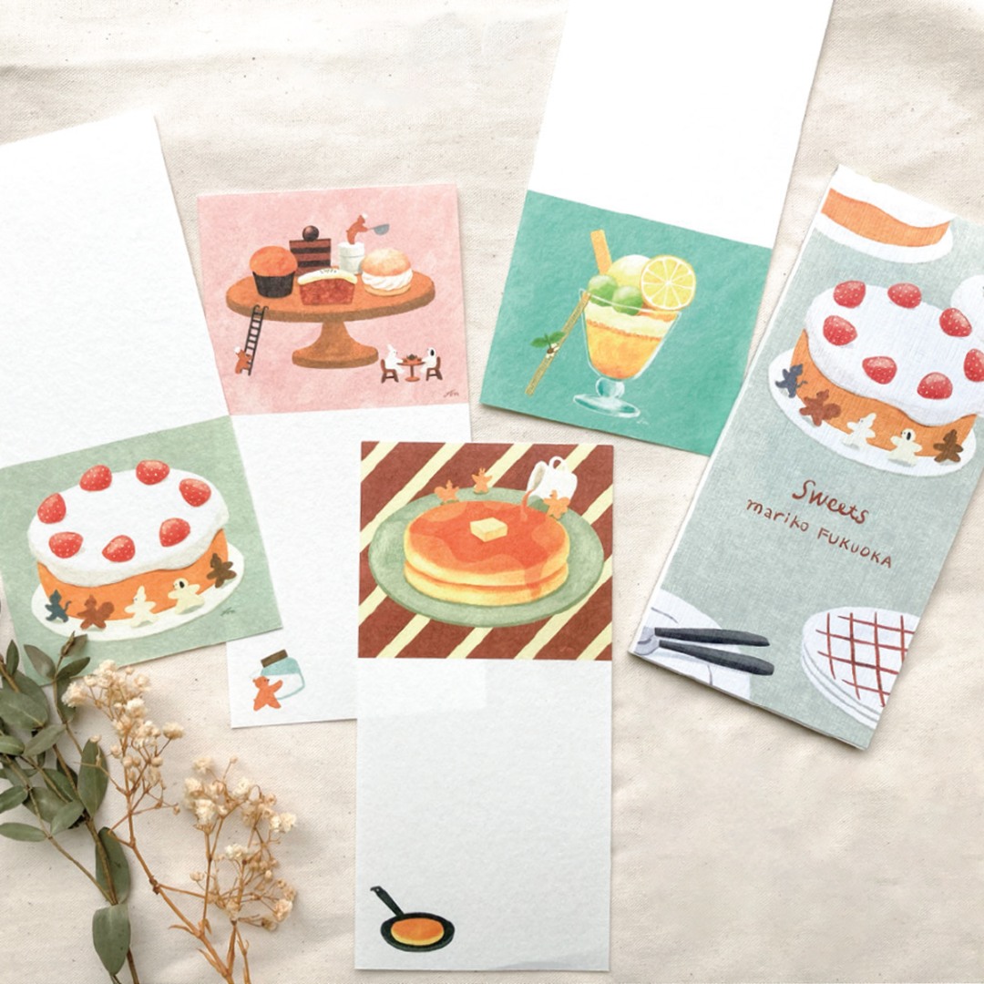 Cozyca x Mariko Fukuoka Notepad - Sweets