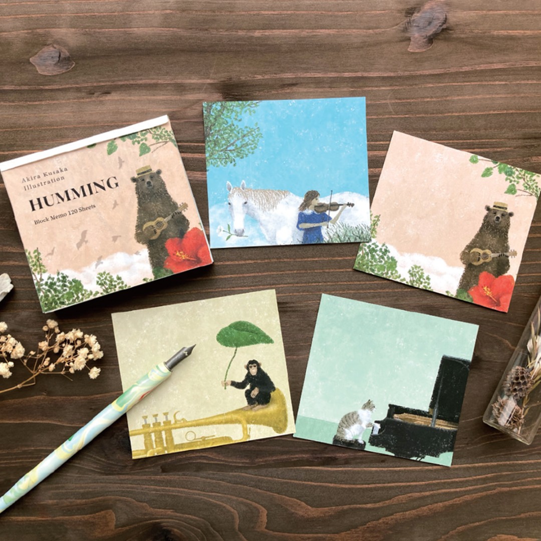 Cozyca x Akira Kusaka Memo Pad - Humming